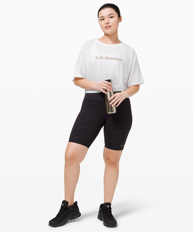 lululemon Cortes Crop T-Shirt Logo