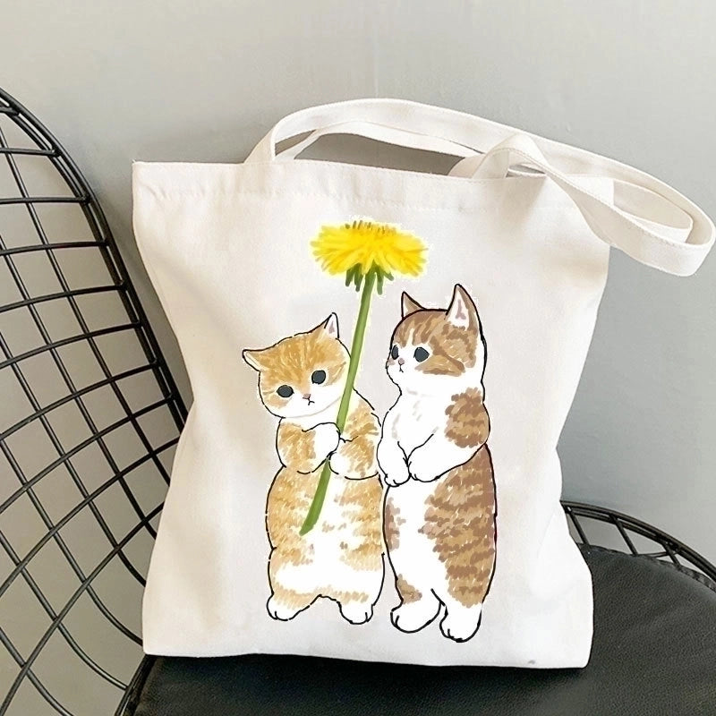 Women's Cute Cat Shopping Bags