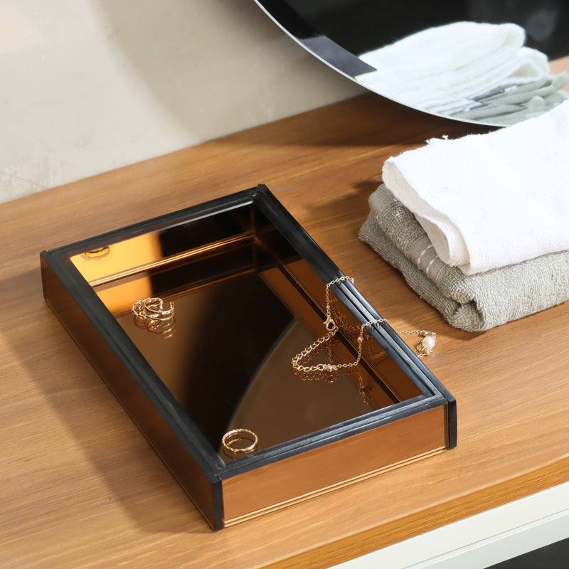 Mirror Valet Tray Small  - Bronze