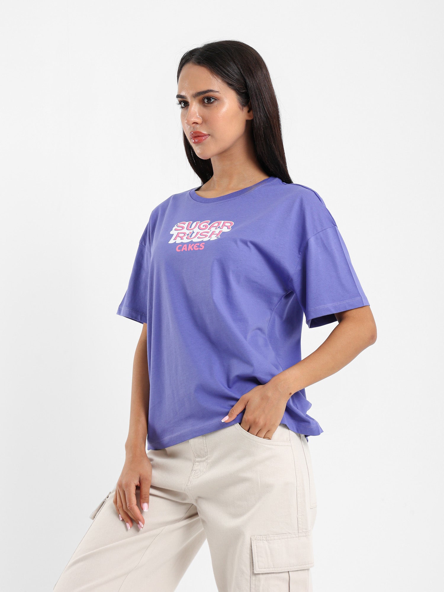 High-Low Loose Fit T-Shirt