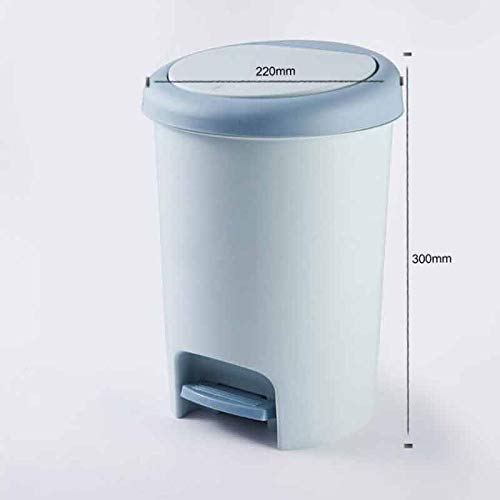 KNOKR Waste Bins. Trash Can. Step-On Lid Trash Can. For Home. Kitchen. And Bathroom Garbage