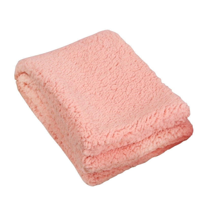 Women's Minimalist Solid Color Fleece Scarf
