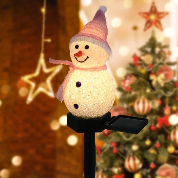 Christmas sale -- Waterproof solar light with snowman