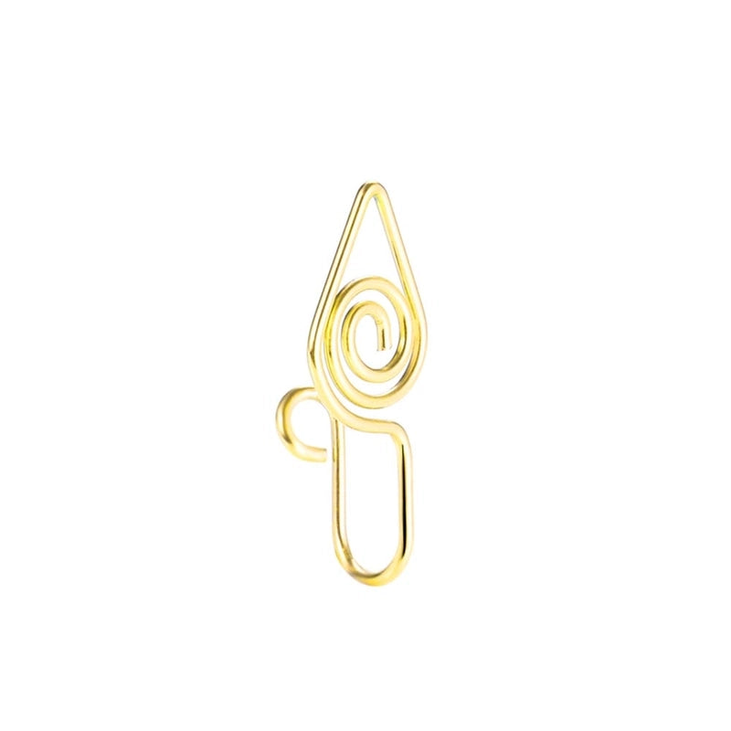 Fashion U Shape Stainless Steel Plating Nose Ring 1 Piece
