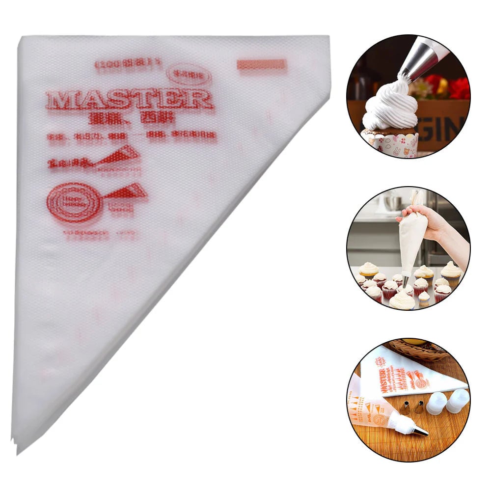 Disposable Piping Bags 100Pcs