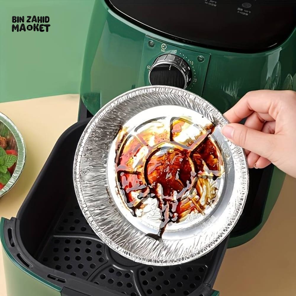 PACK OF 10 ALUMINIUM DISPOSABLE FOIL PLATES