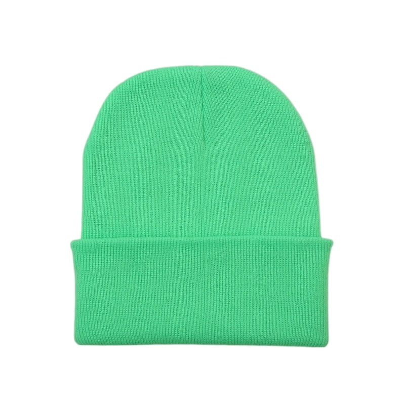 Hat Women's Autumn And Winter Korean Style Solid Color Wool Hat Trendy Japanese Style Warm Knitted Hat Outdoor Wool Hat