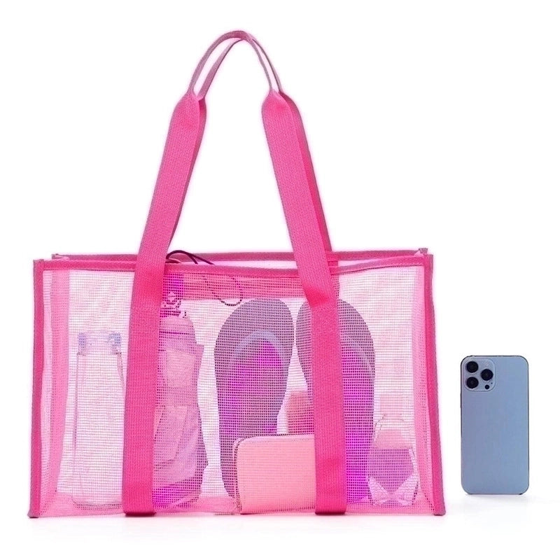 Women's Medium Polyester Solid Color Streetwear Open Wash Bag