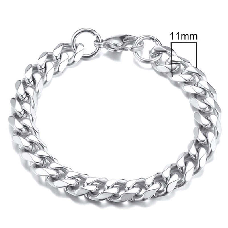 Hip-hop Geometric Stainless Steel Gold Plated Gold Plated Bracelets