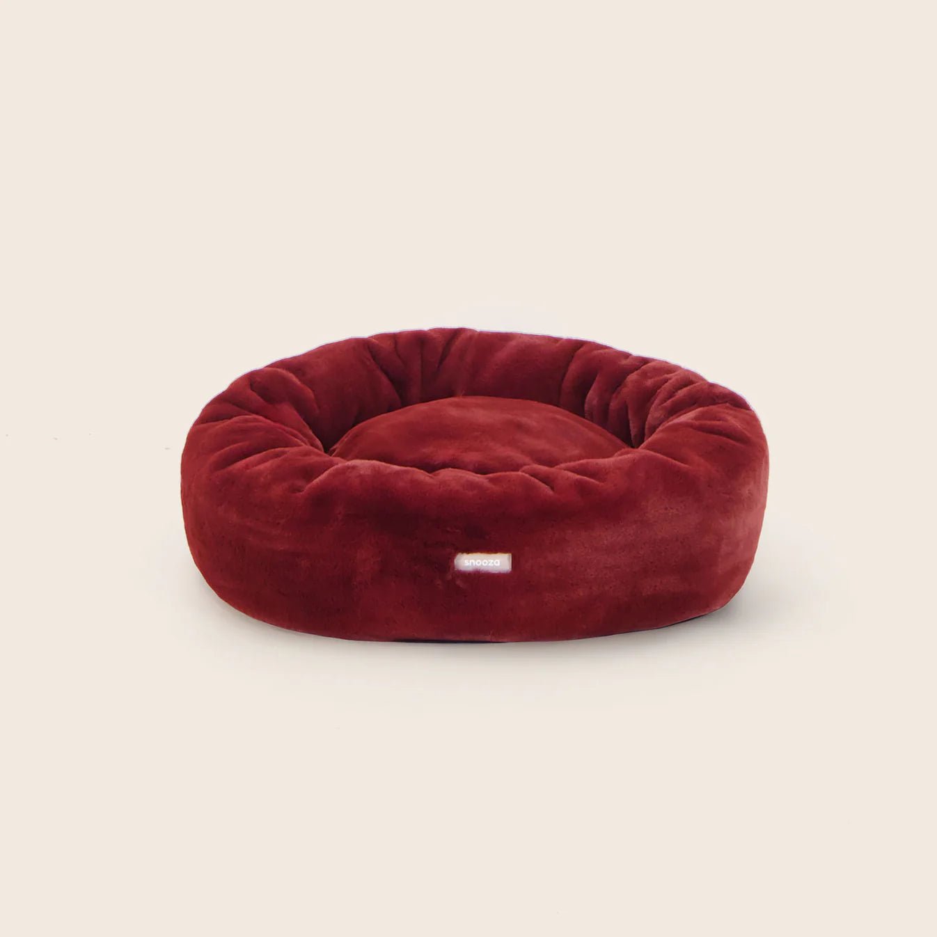 Luxe Cuddler Dog Bed - Plum