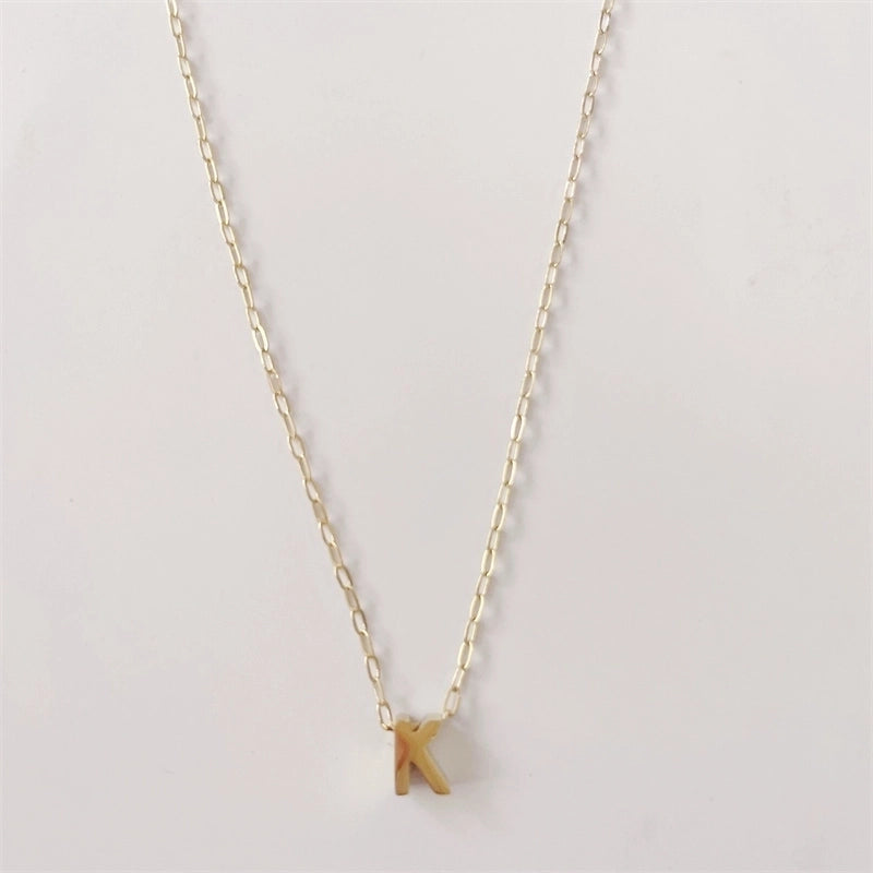Casual Classic Style Streetwear Letter 304 Stainless Steel Plating Pendant Necklace