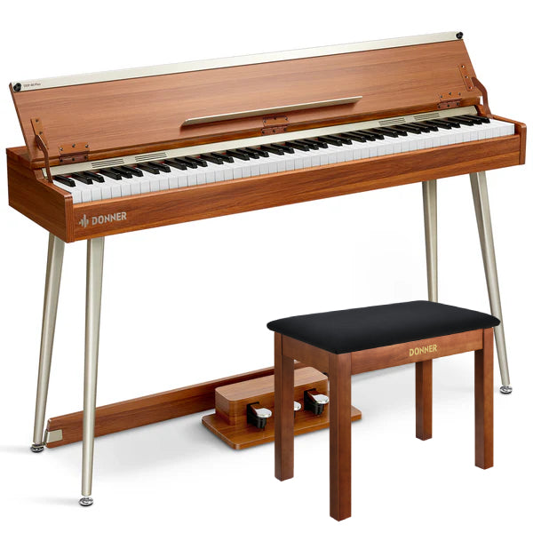 ✨Donner DDP-80 Wooden Style with Stand & Triple Pedals