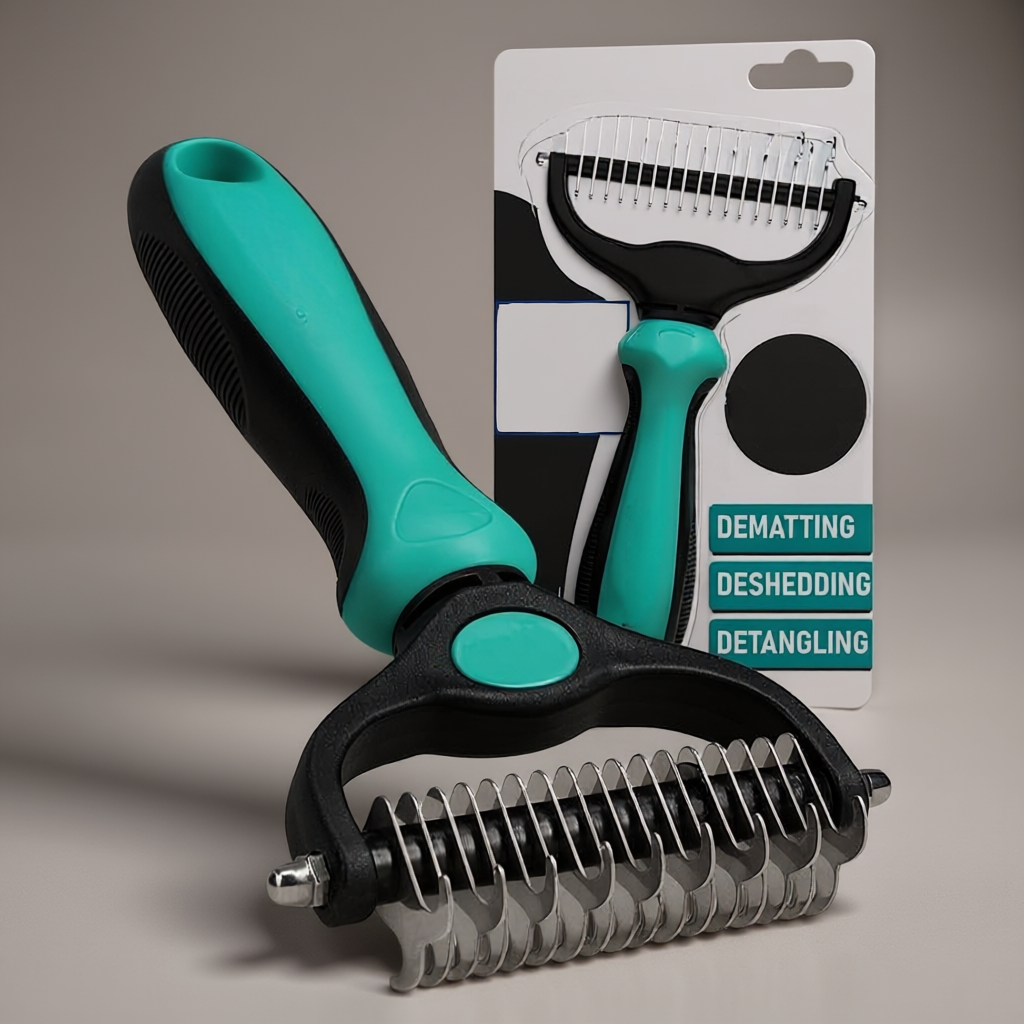 Double Sided Dog And Cat Grooming Brush