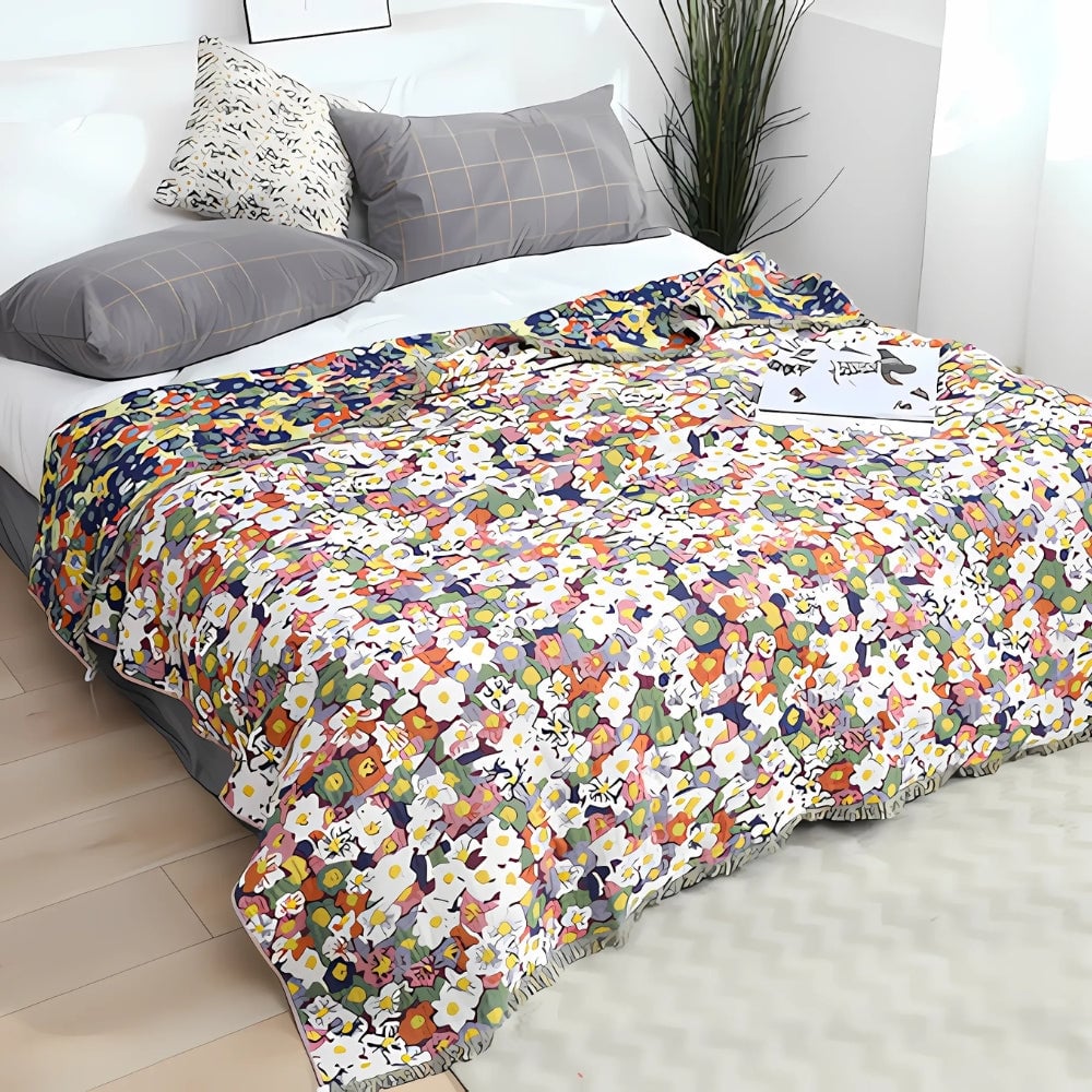 Reversible Tassel Blanket