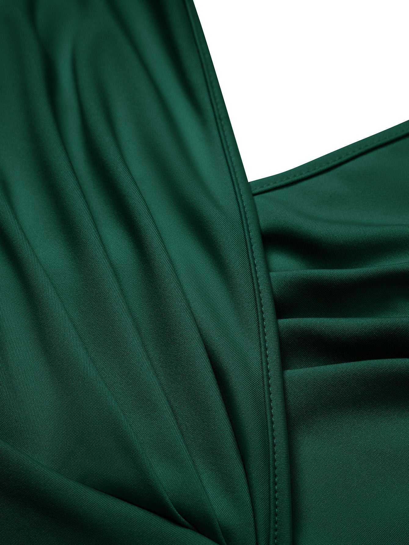Celebrities Elegant Solid Solid Color V Neck Waist Skirt Dresses