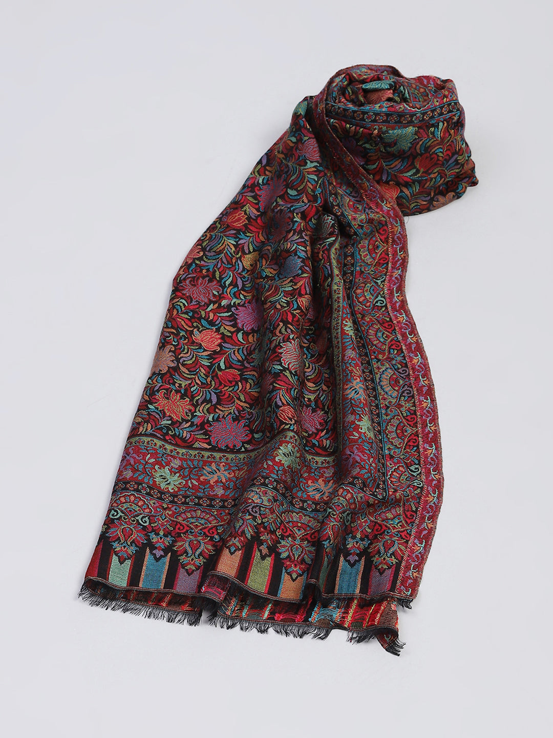 Women Multicolor Self Design Stole