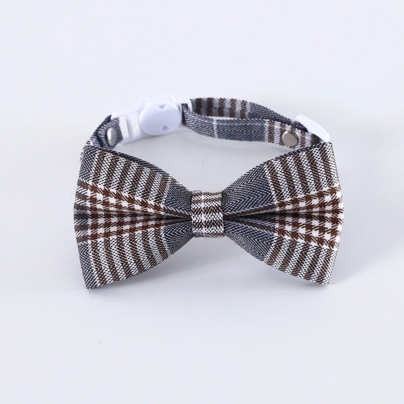 Pet  Bow Tie Tie Adjustable Cat Dog Collar Collar Bell Accessories