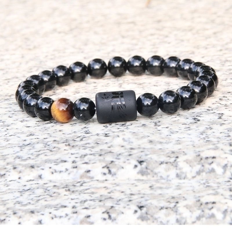 Minimalist Constellation Natural Stone Beaded Carving Bracelets
