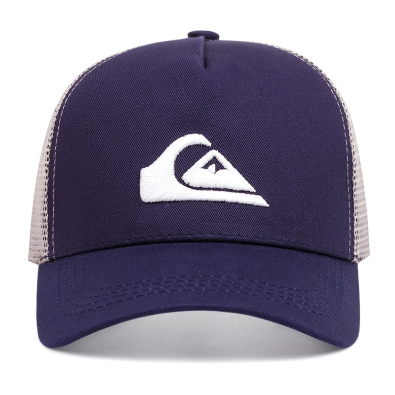 Unisex Minimalist Classic Style Color Block Printing Curved Eaves Baseball Cap