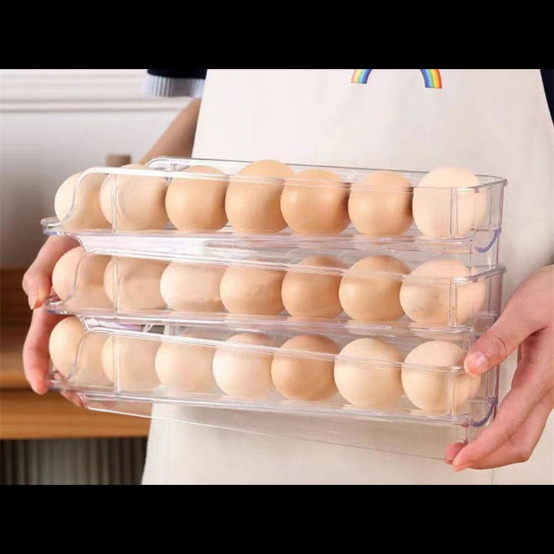 Egg Storage Box . Egg Storage Holder 2 Pcs