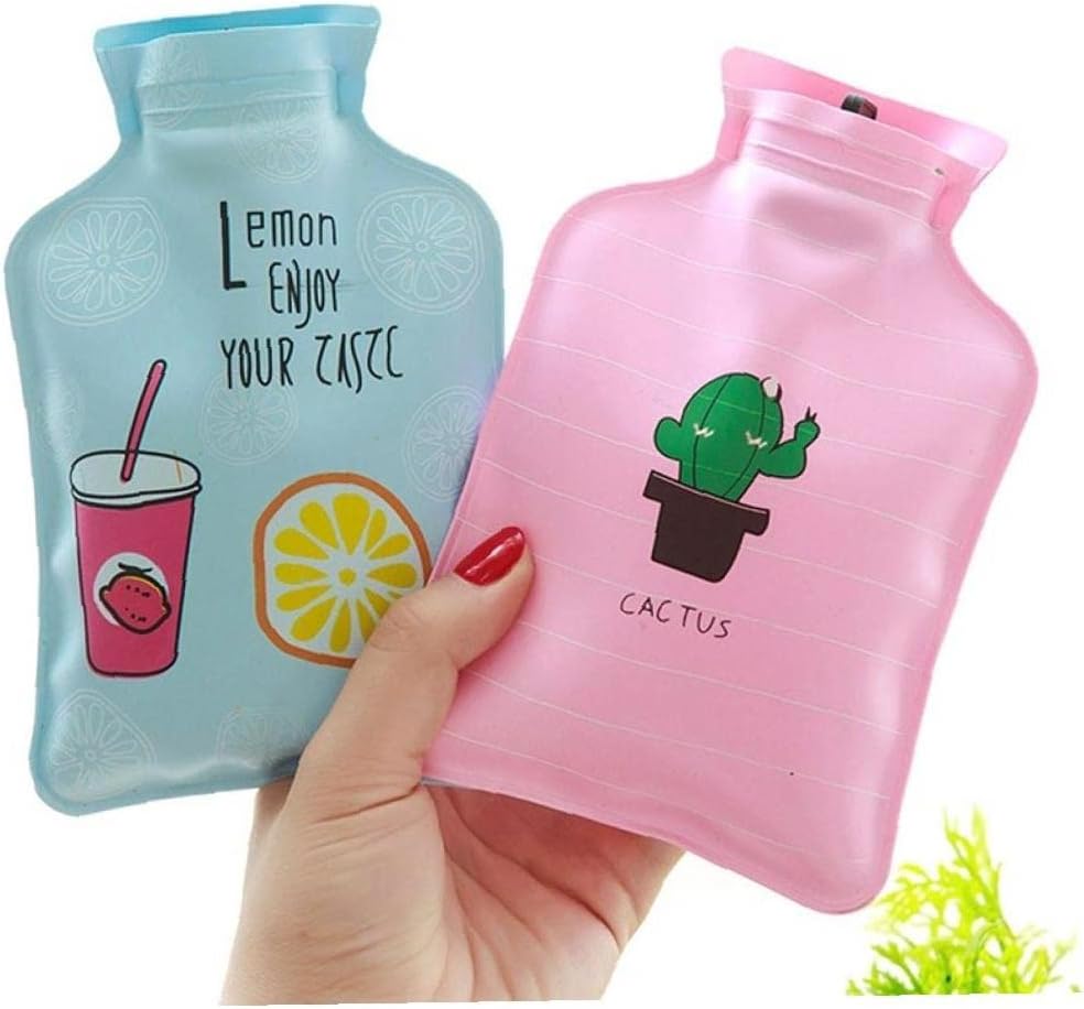 1pc Hot Water Bottles. Hand Warmer With Lovely Cartoon Knitted Portable Hand Hot Water Bags Random Color