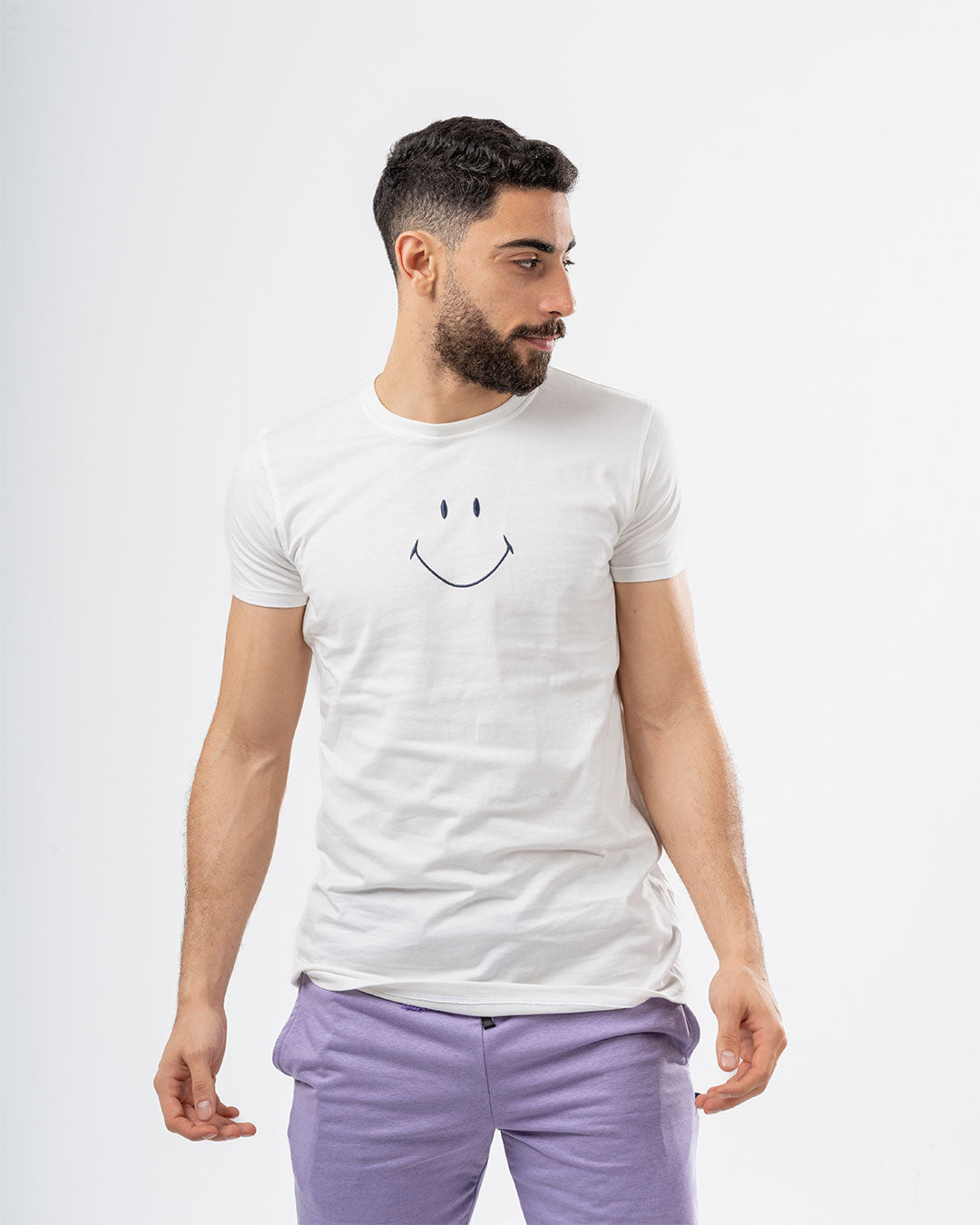 Embroidered Men's Short Sleeve T-shirt