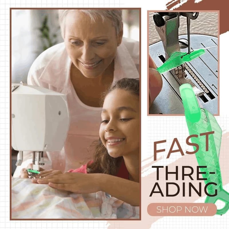 🤶Early Christmas Promotions🤶Fish mouth sewing Machine Needle Threader