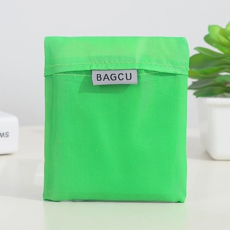 Fashion Solid Color Polyester Shopping Bags
