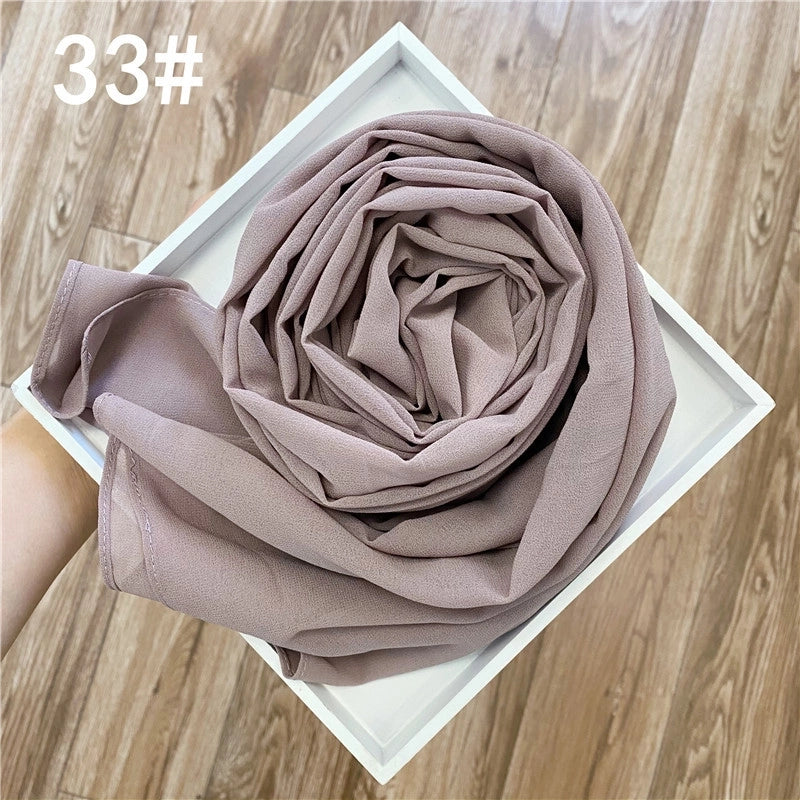 Solid Color Sprinkling Gold Pearl Chiffon Chiffon Fashion Sprinkling Gold Scarf Women's Toe Chiffon Glitter Scarf