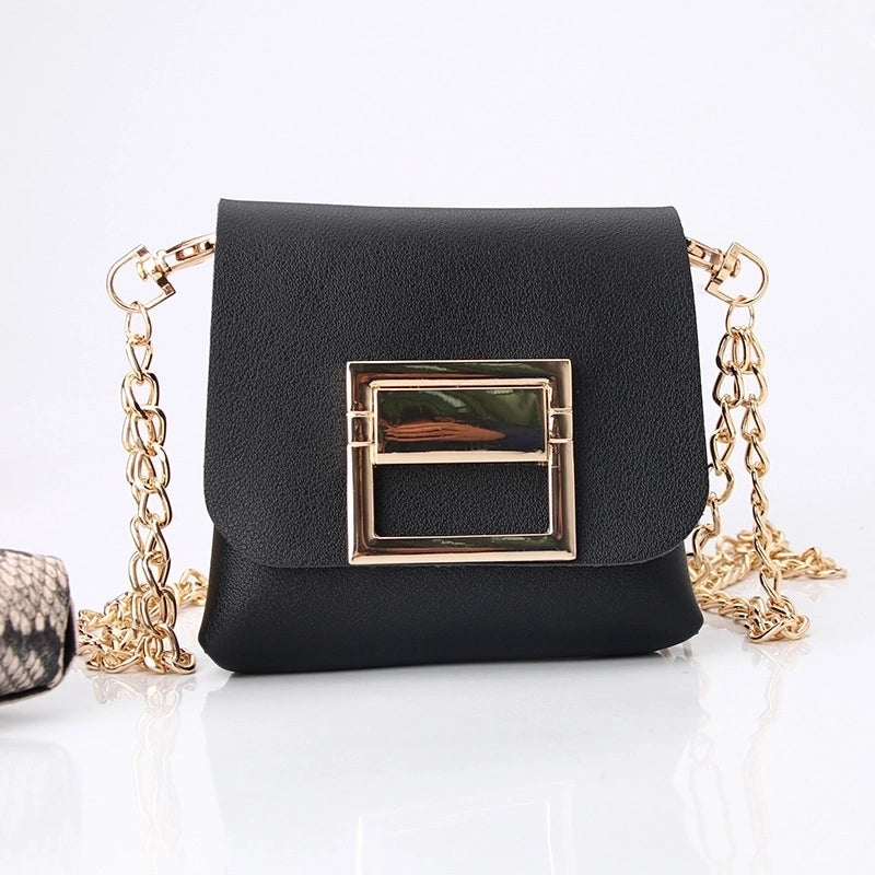 Women'S Pu Leather Iron Solid Color Classical