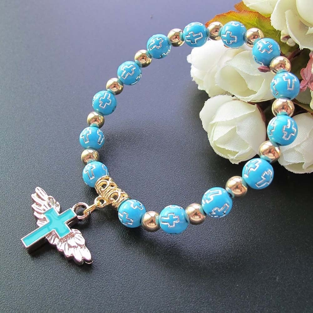 49% OFF🔥Angel Wing Cross Bracelet