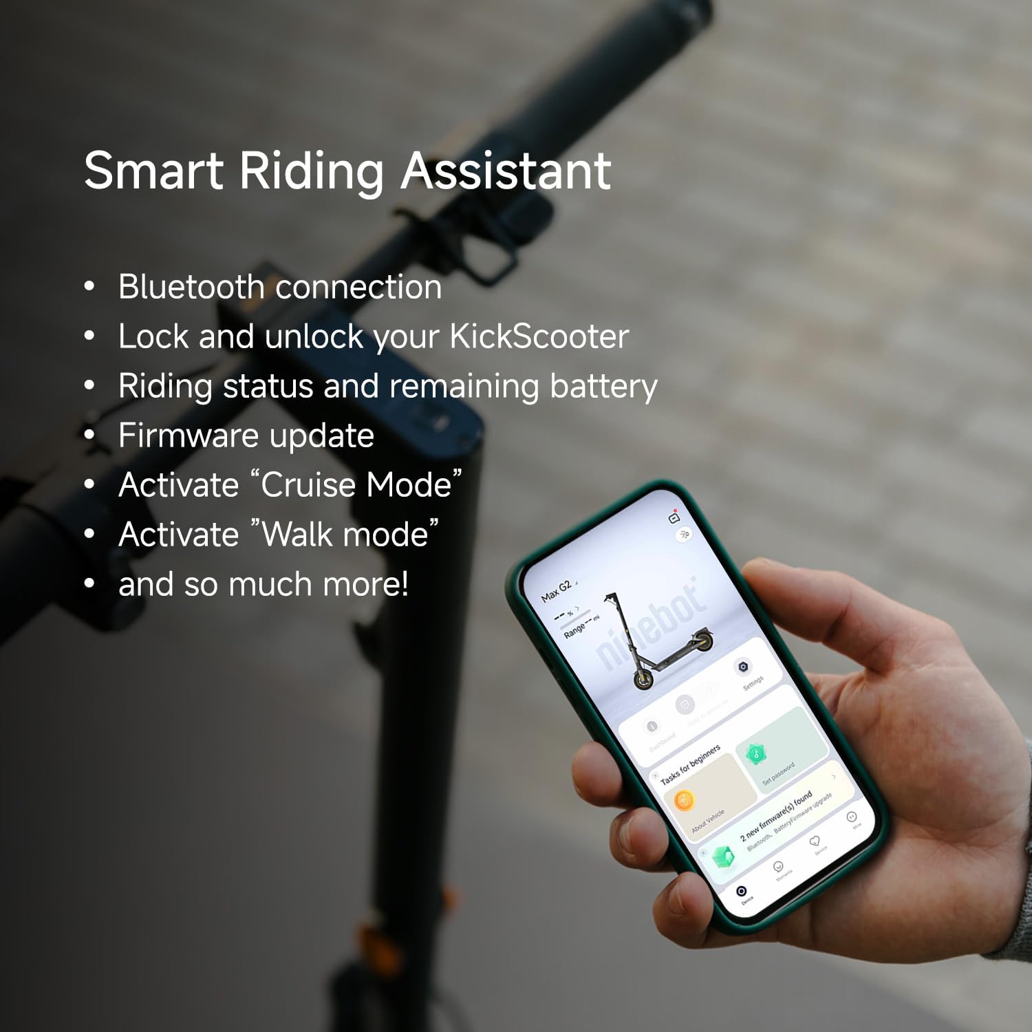 Segway Ninebot MAX Electric Pedal Scooter with Helmet,Scooter for Adults UL-2271 2272 Certified