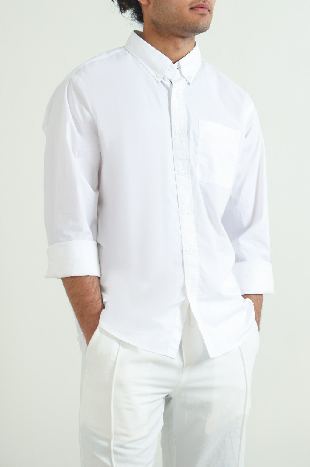 POPLIN POCKET SHIRT