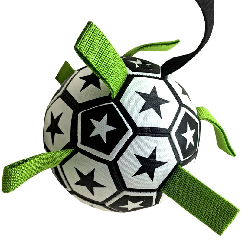 Minimalist PVC Rugby Football Pet Toys