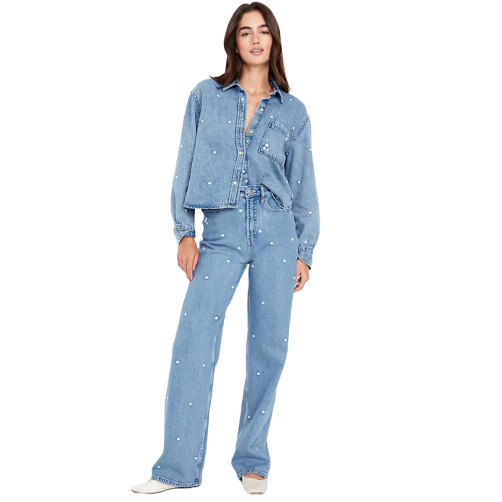 Extra High Rise Wide Leg Jeans