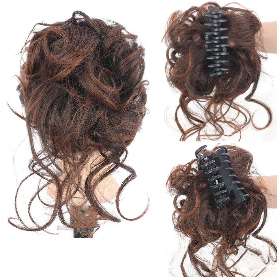 💥Hot Sale 💥- Haarstuk voor rommelige knot. golvende krullende chignon paardenstaart voor dagelijks gebruik