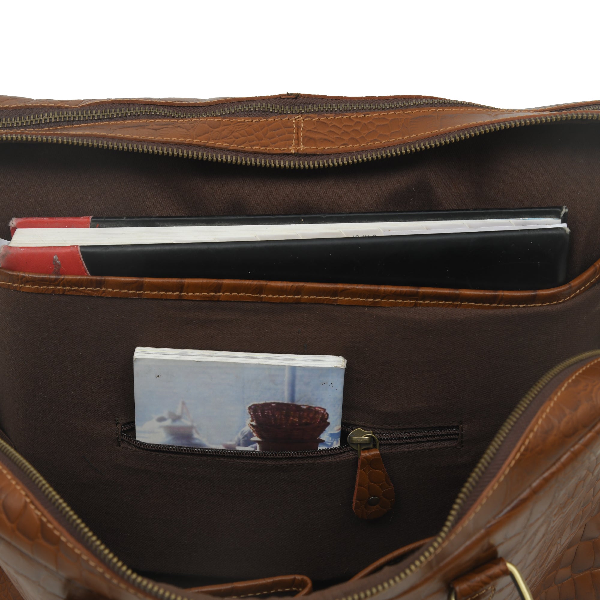 Premium Buffalo Leather Laptop Office Briefcase