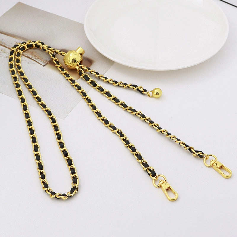 Alloy Solid Color Bag Chain Bag Straps