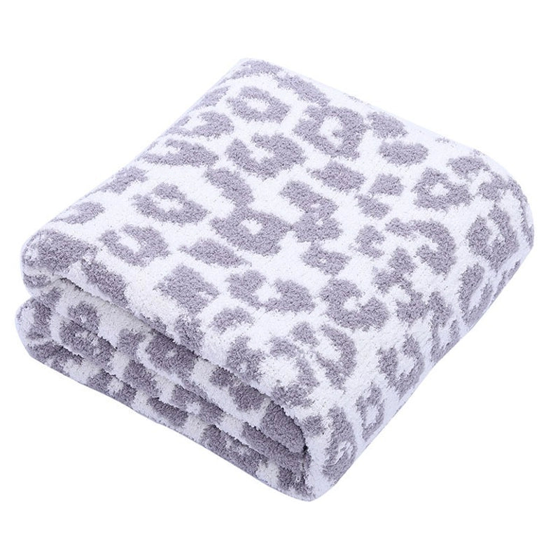 Casual Leopard Polyester Blanket Couch & Sofa Decor