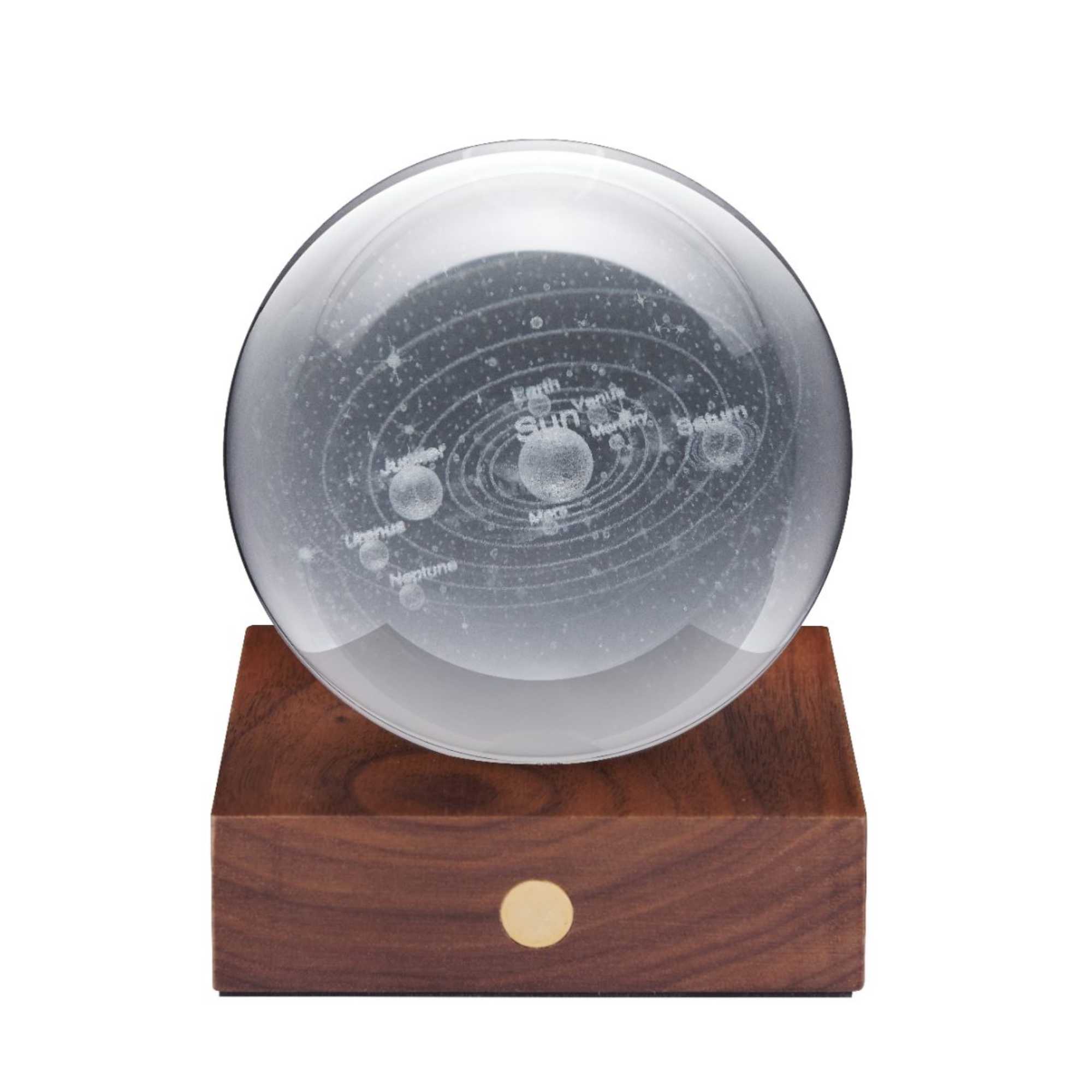 Amber Crystal Light . Solar System