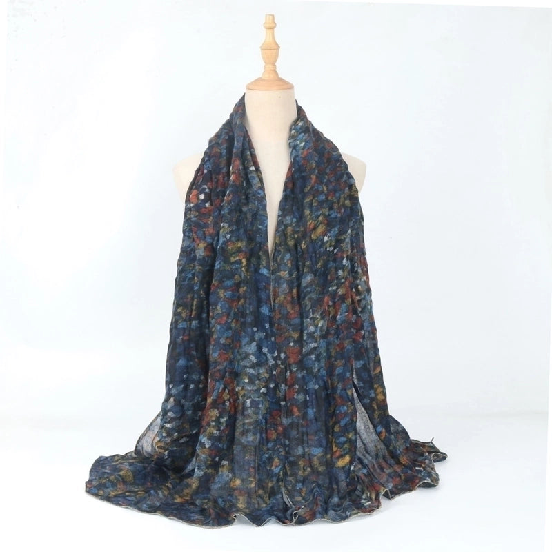 Unisex IG Style Elegant Spot Rayon Polyester Scarf