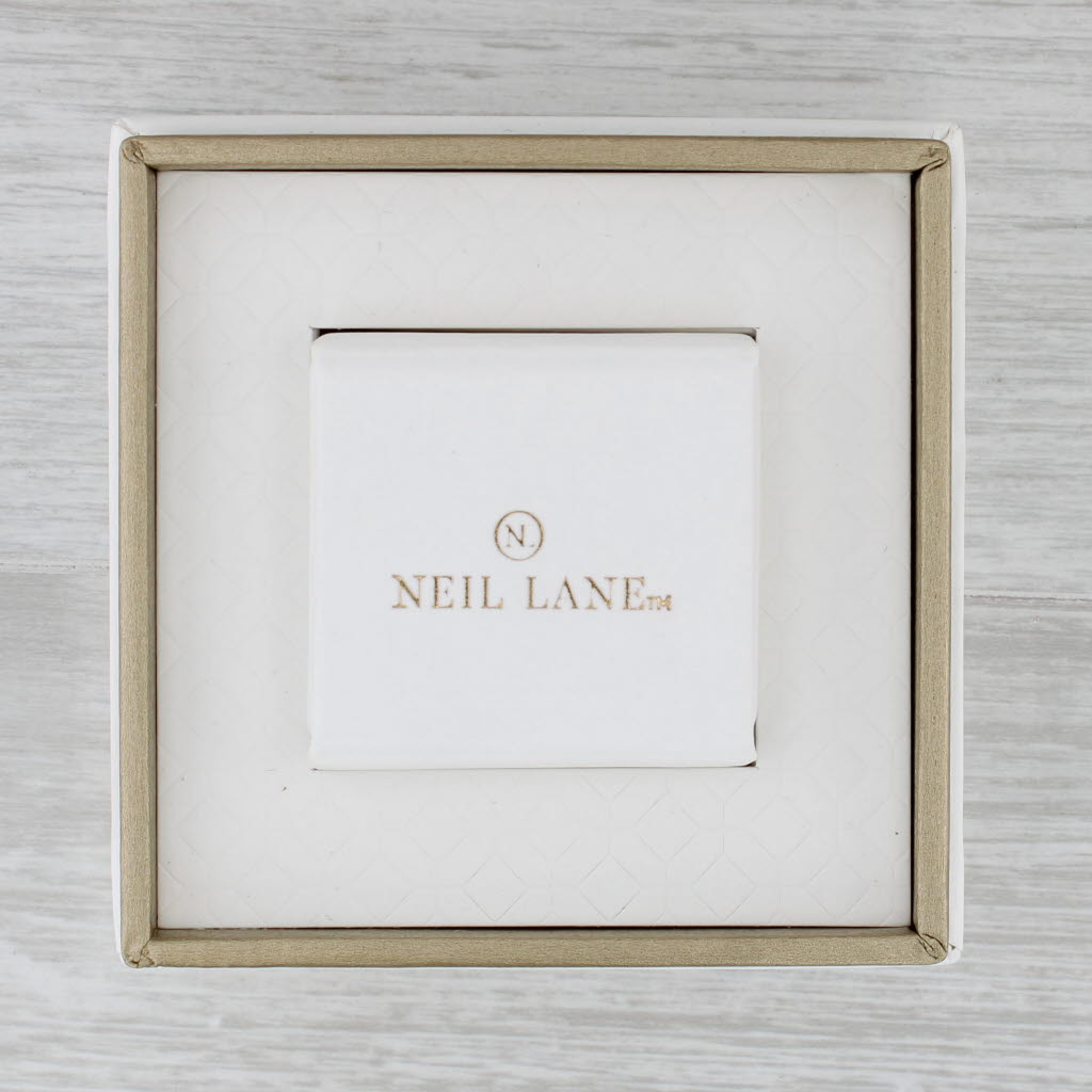 Neil Lane 0.55ctw Diamond Wedding Band 14k Gold Ring Ornate Pattern w/ Box