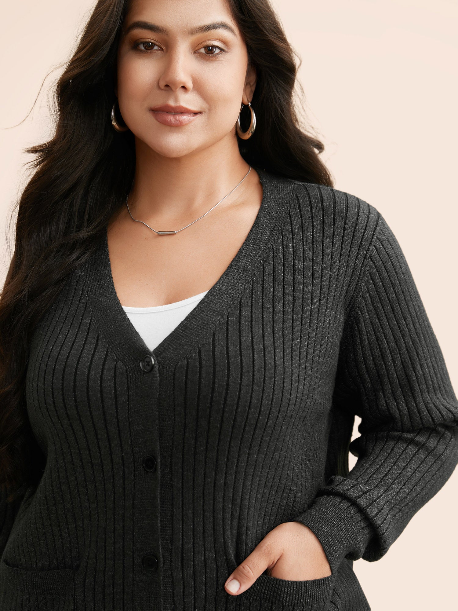 Supersoft V-neck Wool Cardigan