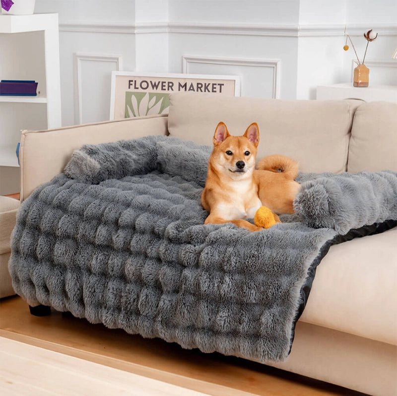 Minimalist Classic Style Cloth Solid Color Pet Bed