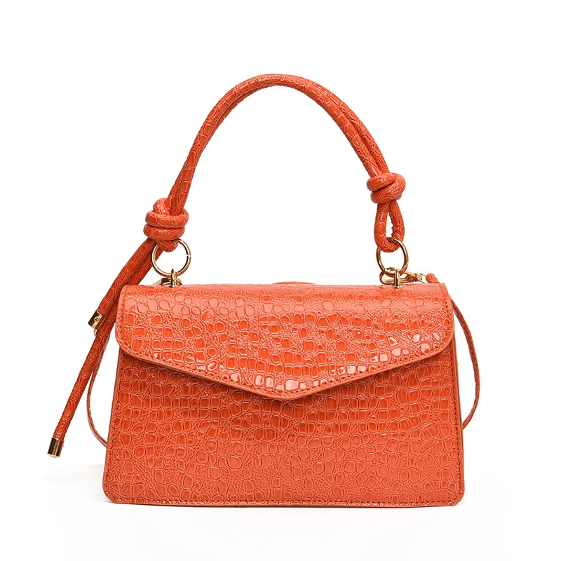 Women's Pu Leather Solid Color Elegant Streetwear Square Magnetic Buckle Crossbody Bag