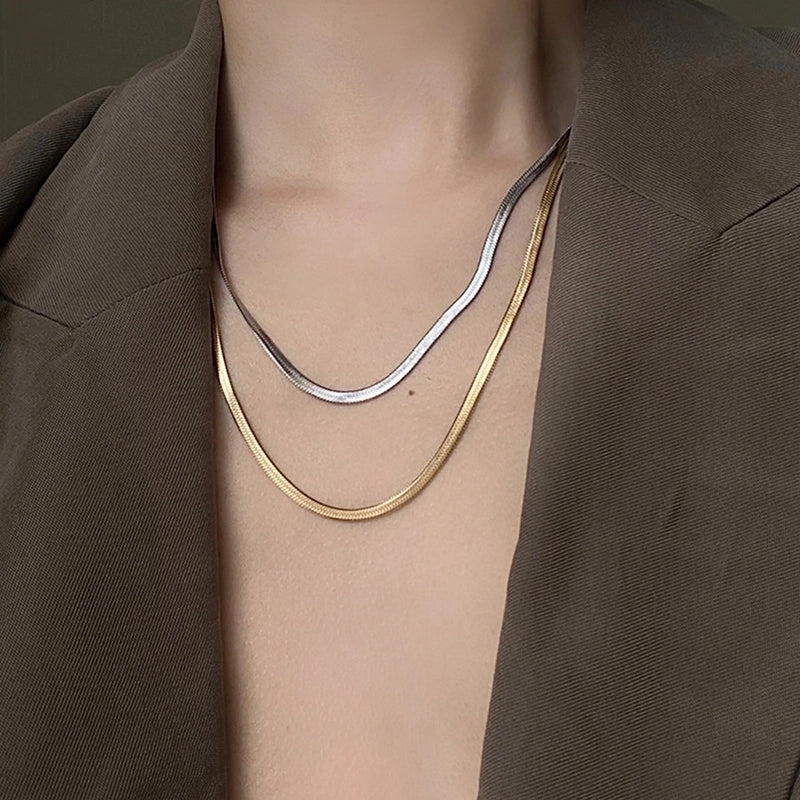 Minimalist Geometric Titanium Steel Plating Necklace 1 Piece
