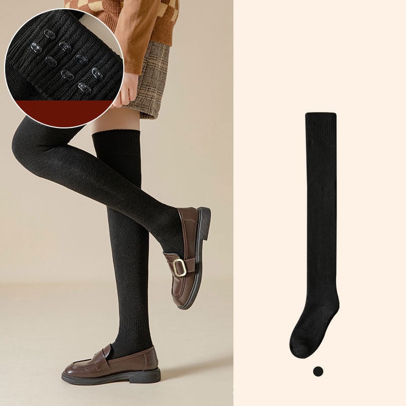Non-Slip Silicone Over-The-Knee Cotton Stockings