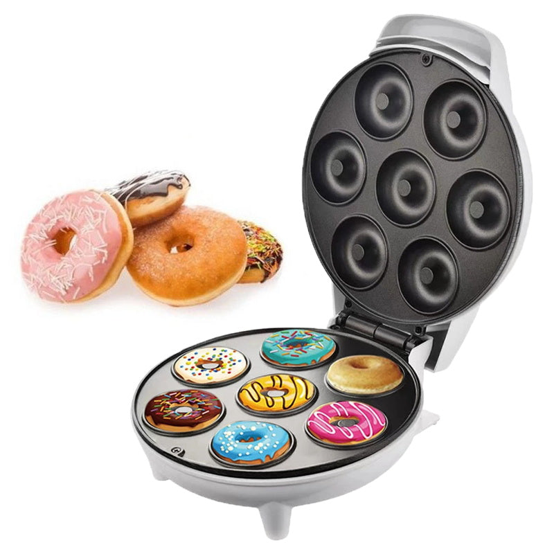 7 Holes Mini Non-Stick Mini Electric Donut Maker Machine