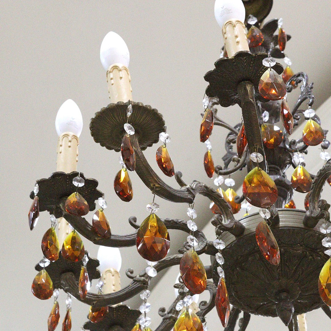 Blackish Crystal Chandelier