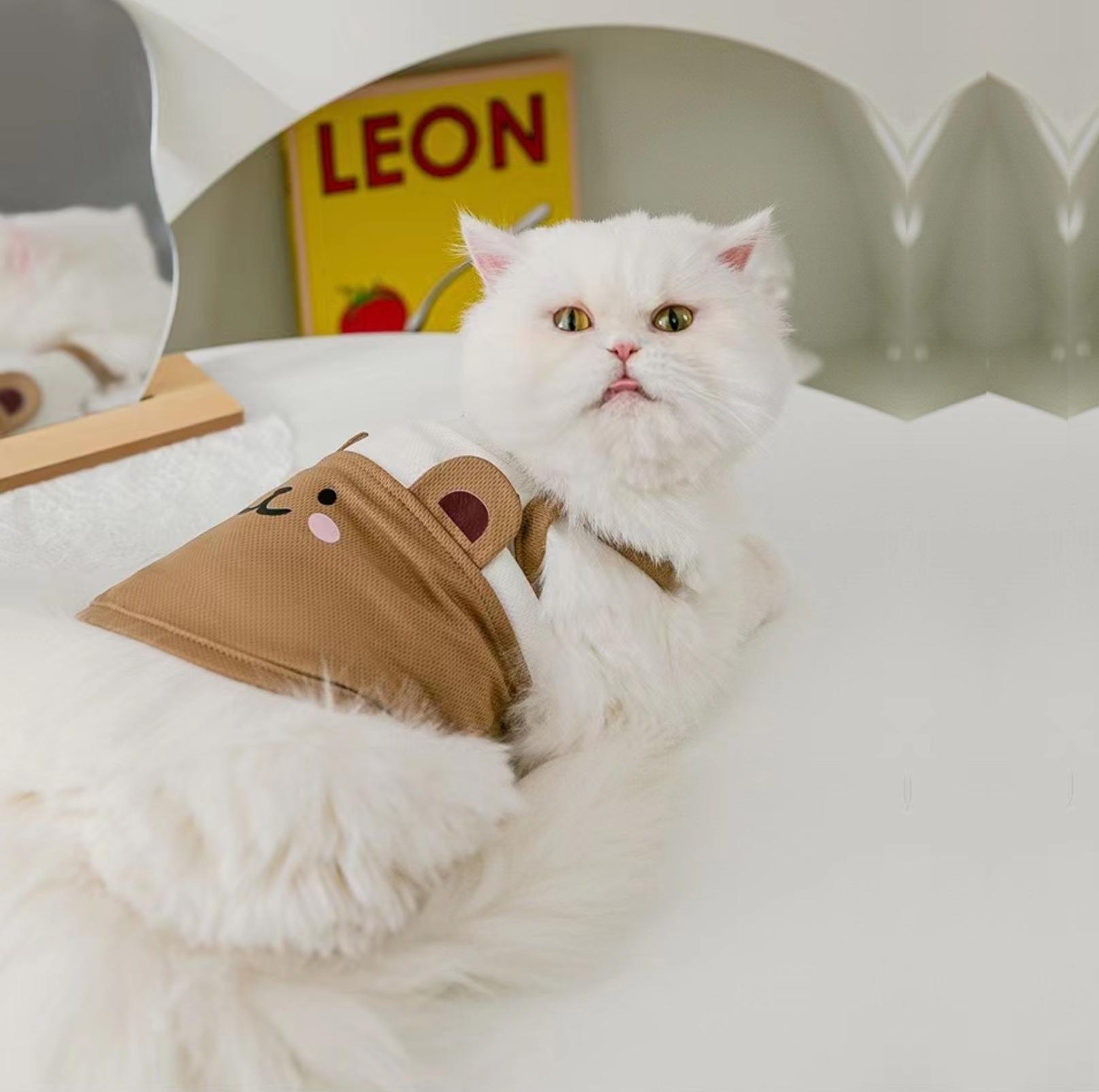 Cute Bear-Themed Pet Summer Vest